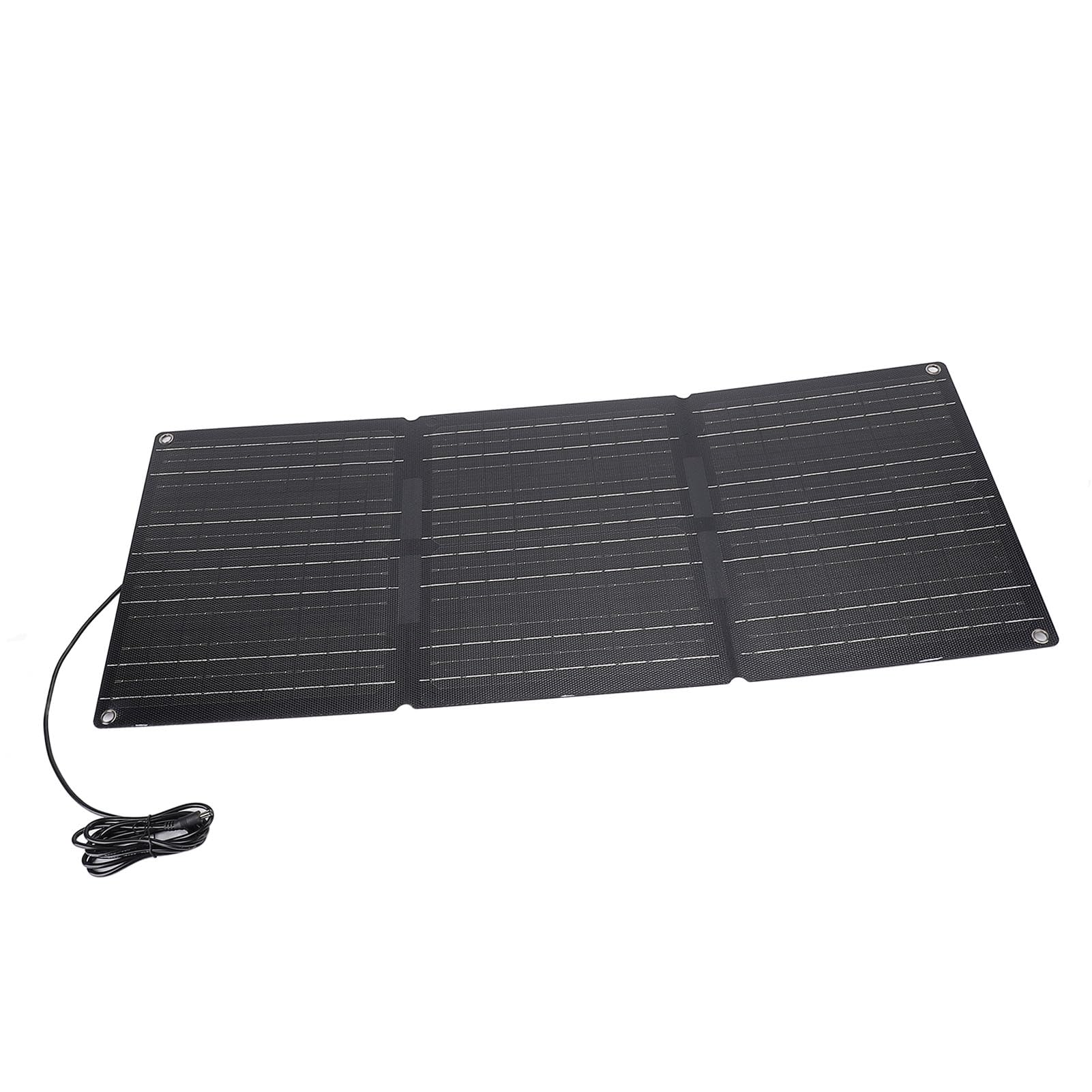 Składany Panel Słoneczny 100W, Wodoodporny Zestaw Solarny do Biwakowania,