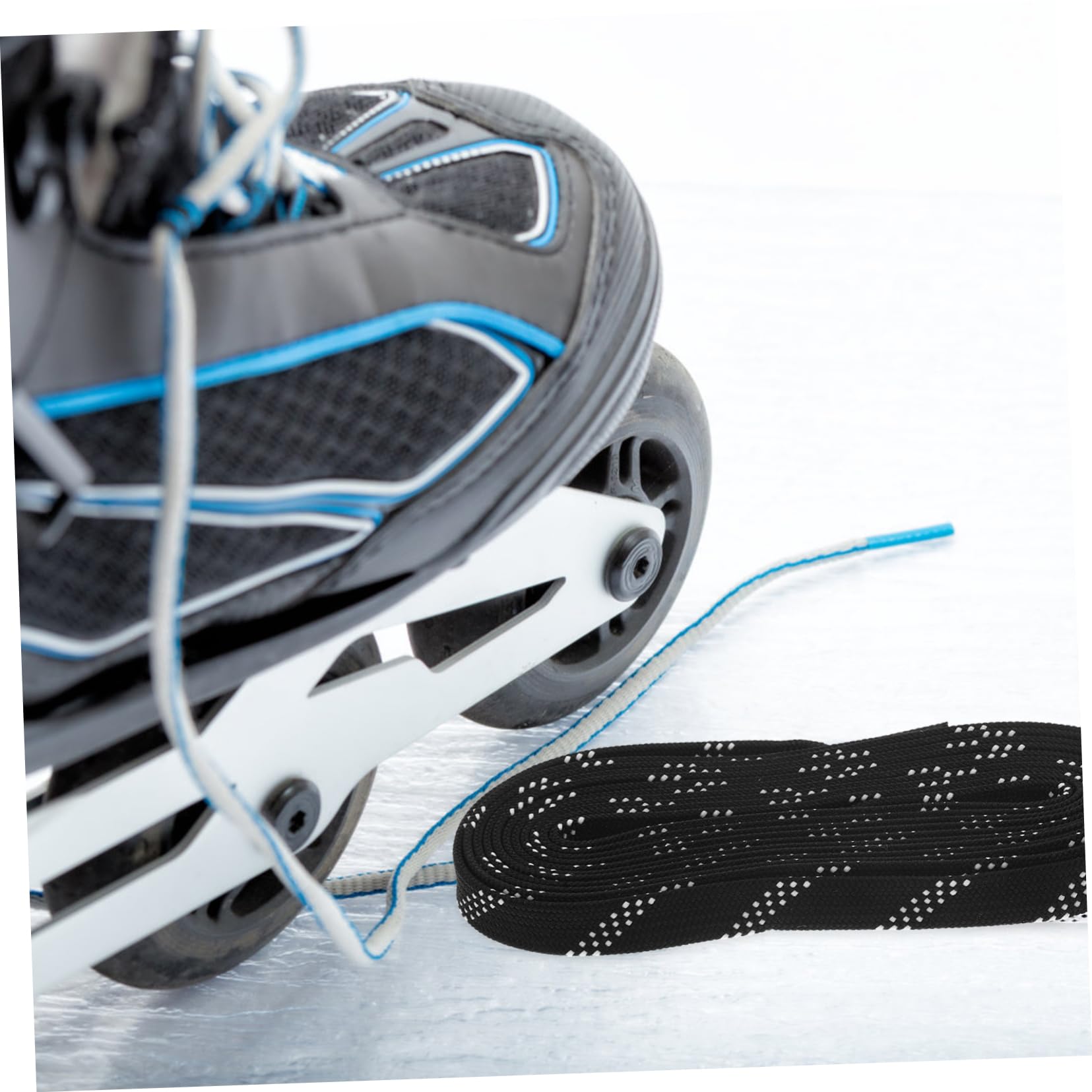 BESPORTBLE 4 Pezzi di Lacci da Hockey per Scarpe Sportive per Pattini A Rotelle Resistenti all'Usura Pattini da Ghiaccio Lavorazione Artigianale Raffinata Colorate