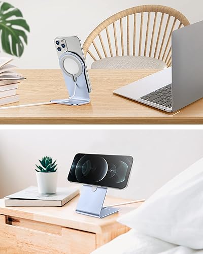 Miniatura 7 de CreaDream Soporte para cargador MagSafe, soporte de aluminio para iPhone 15, 14, 13, 12, accesorios Magsafe compatibles con iPhone 15, 14, 13, 12