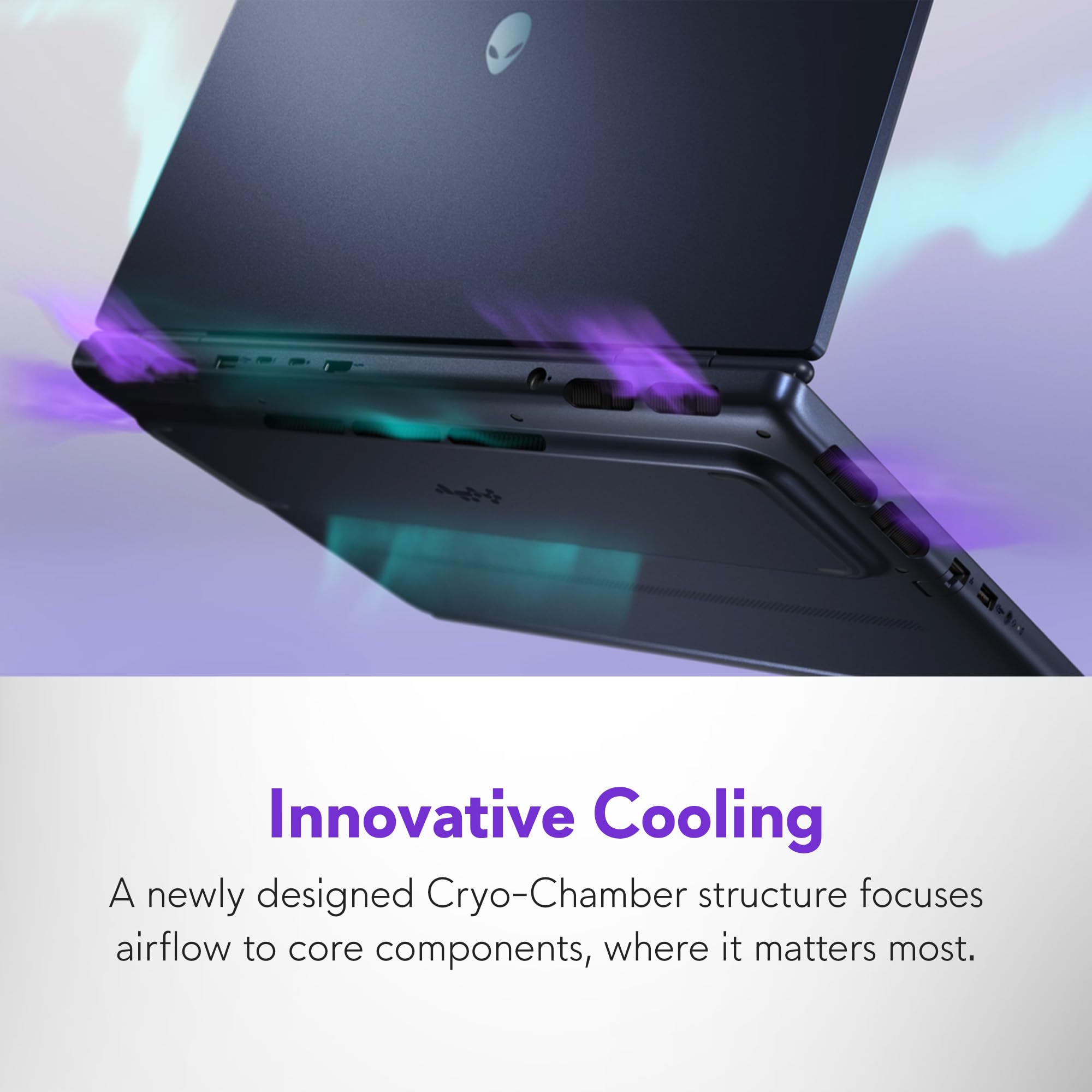 Alienware 16x Aurora Gaming Laptop AC16251 16" WQXGA 240Hz G-Sync, Intel Core Ultra 9 275HX, NVIDIA GeForce RTX 5070, 32GB RAM, 1TB SSD, Windows 11 Home, RGB UK Keyboard - 1 Year Alienware Care — view 7