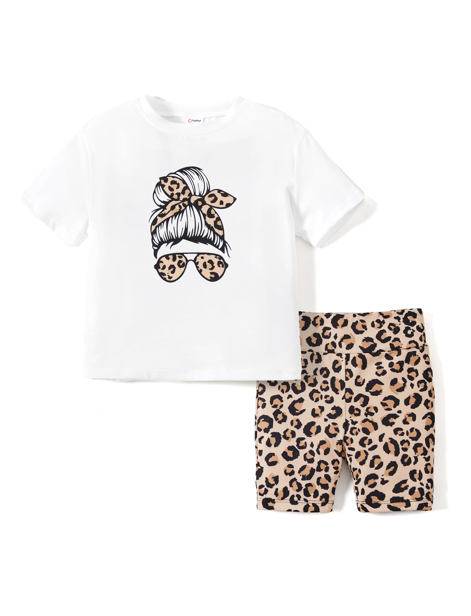 PATPAT Conjunto Niña Verano, Top Deportivo Niña + Camiseta Blanca Niña + Pantalones Cortos Niña- Ropa Niña - Conjunto Deportivo Niña - Short Niña 3-12 Años Regalos