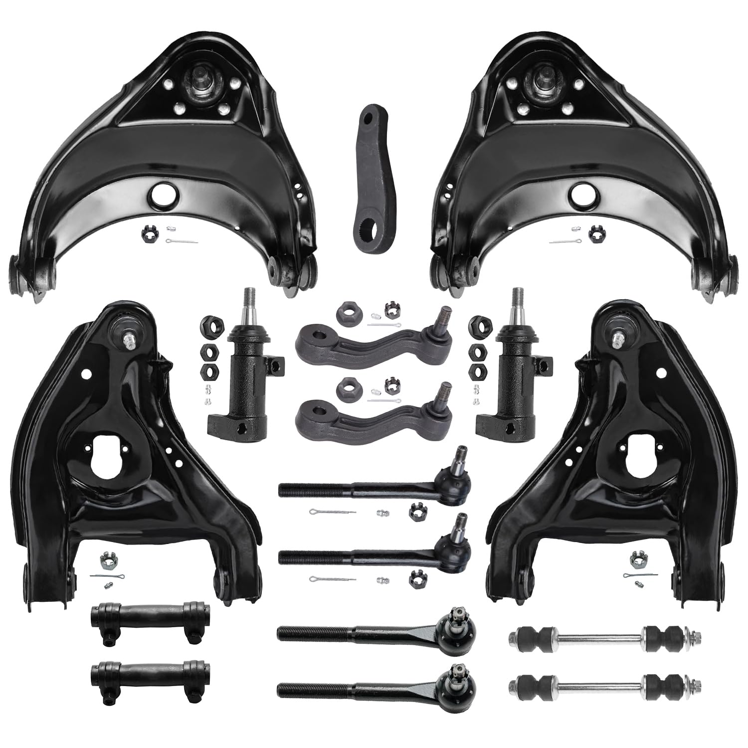 Detroit Axle - 17pc Front End Suspension Kit for 1996-2002 Chevy Express