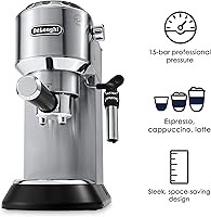 Vista 2 de DeLonghi America, Inc EC685M - Dedica Deluxe espreso, 1, Metálico
