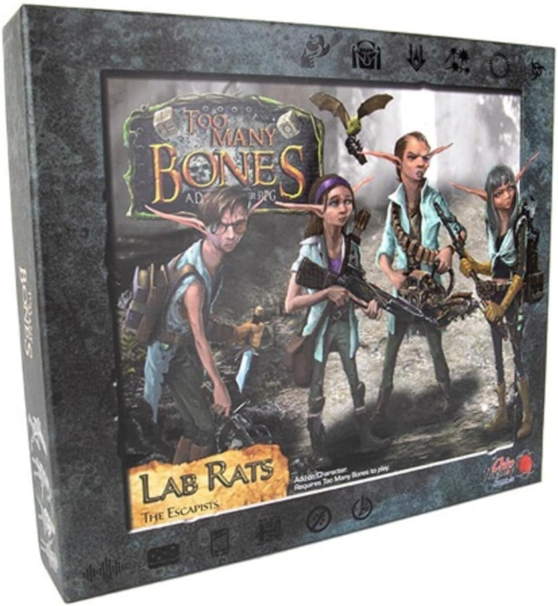 Amazon.com: Chip Theory Games Too Many Bones: Lab Rats, Dice-Builder ...