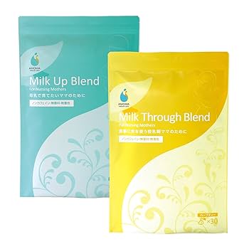 Amazon.co.jp: AMOMA Breastfeeding Set, Milk Up Blend, 0.09