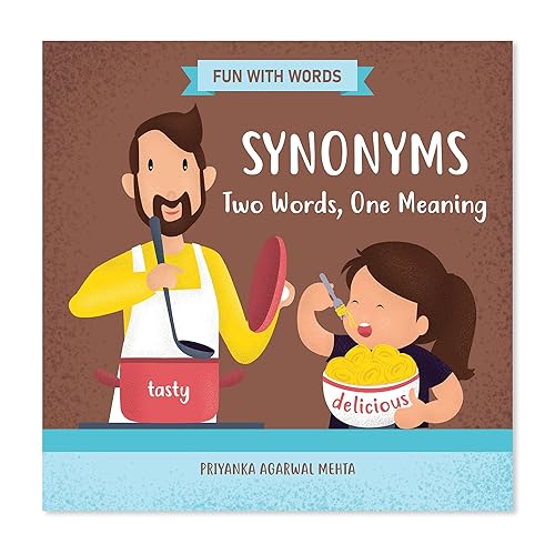 Synonyms: Two Words, One Meaning by SAM &amp; MI: Story Books for Kids to Improve Vocabulary &amp; Spelling | Early Learning Activity Book for Preschool Children | Gifts for Boys &amp; Girls Ages 3, 4, 5, 6, 7, 8
