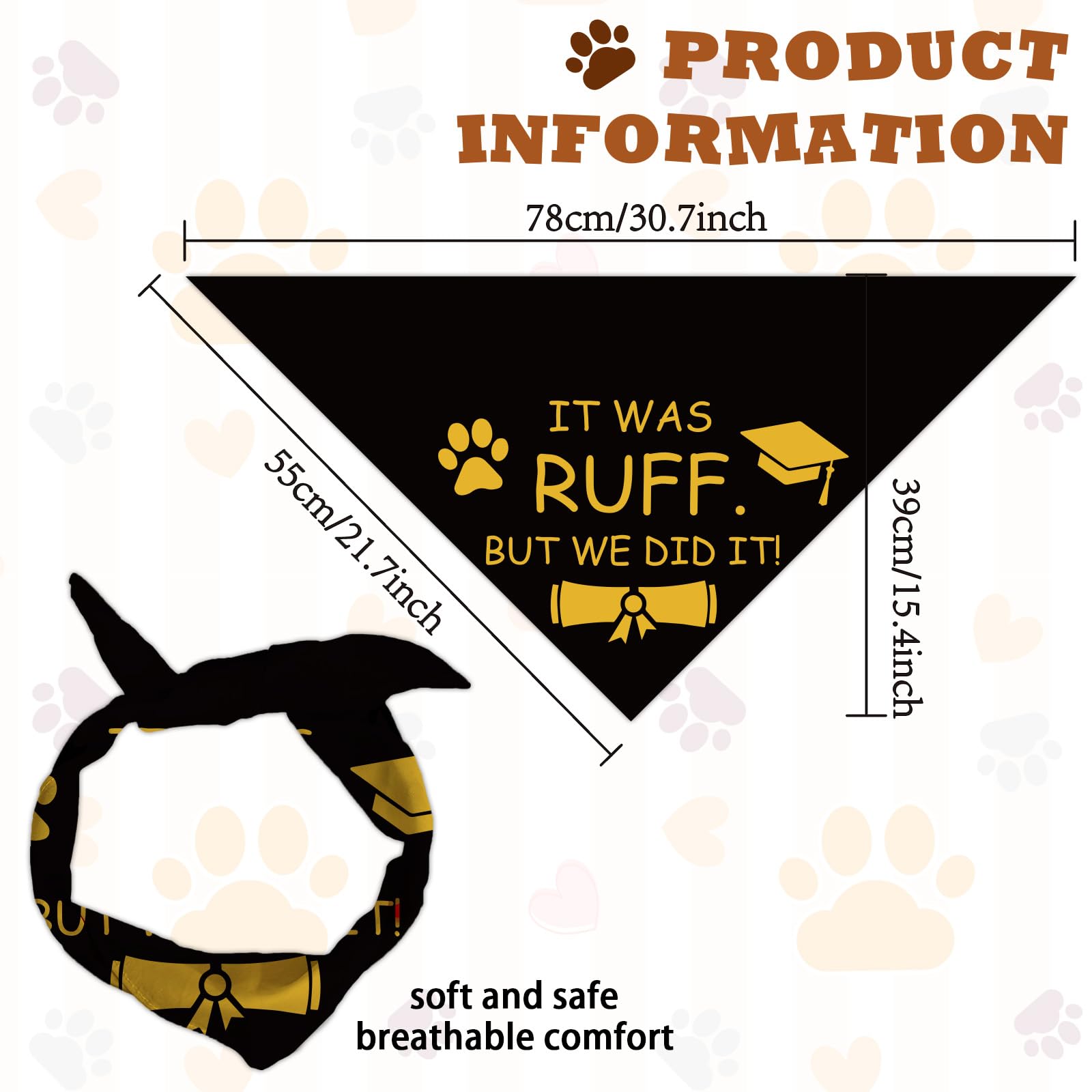 Arricraft 1 Pc Dog Bandana - Image 2