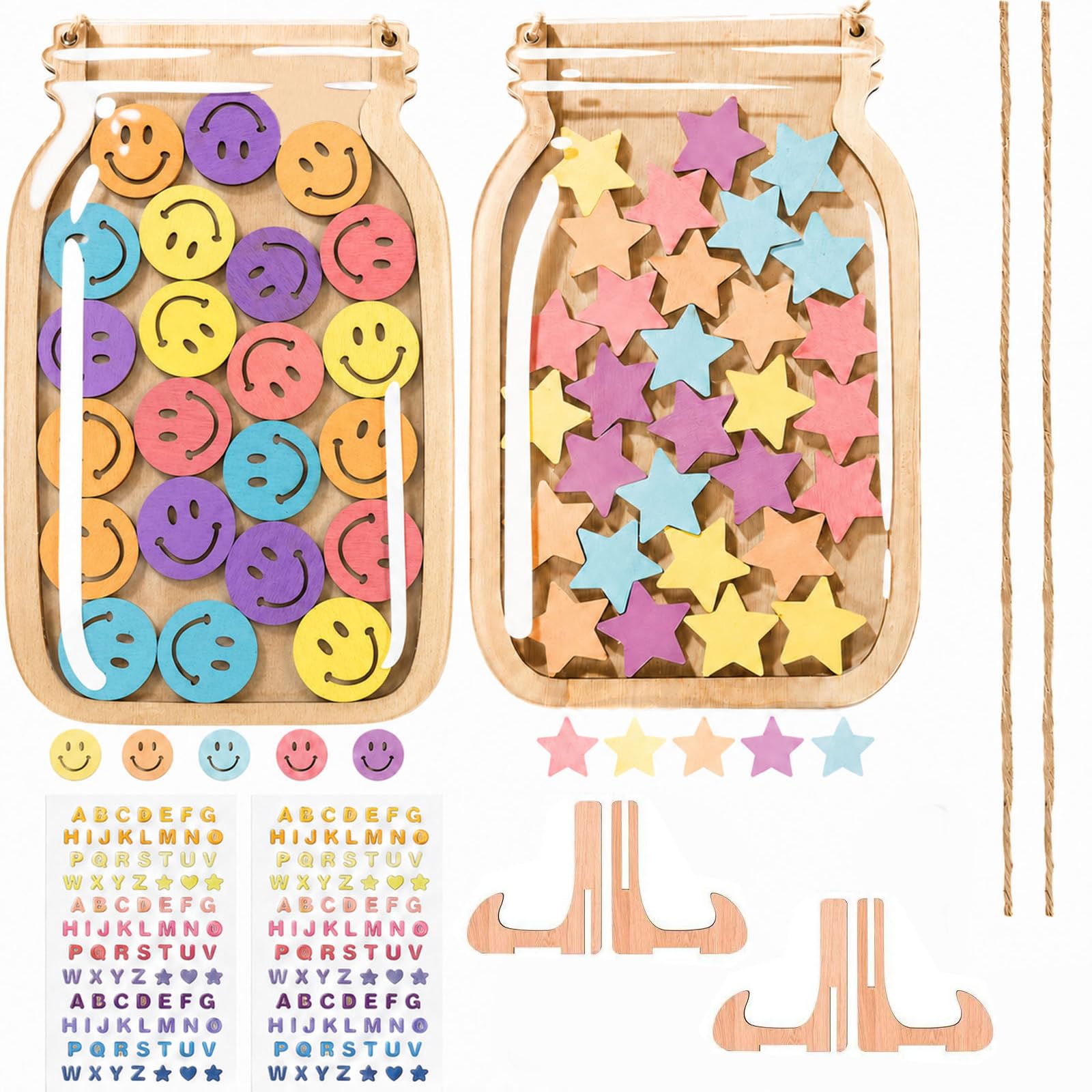 2 PCS Reward Jar, Good Behaviour Chart Reward Pot