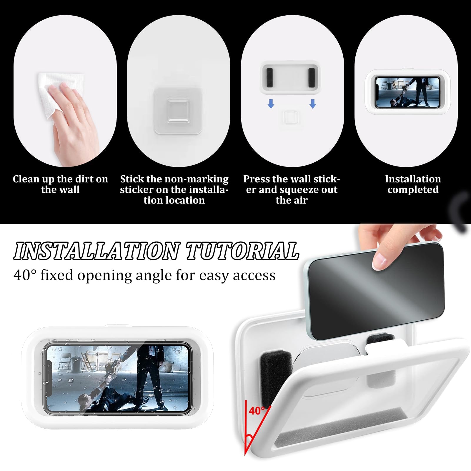 Custodia Doccia Per Smartphone - Antiacqua E Antiappannamento