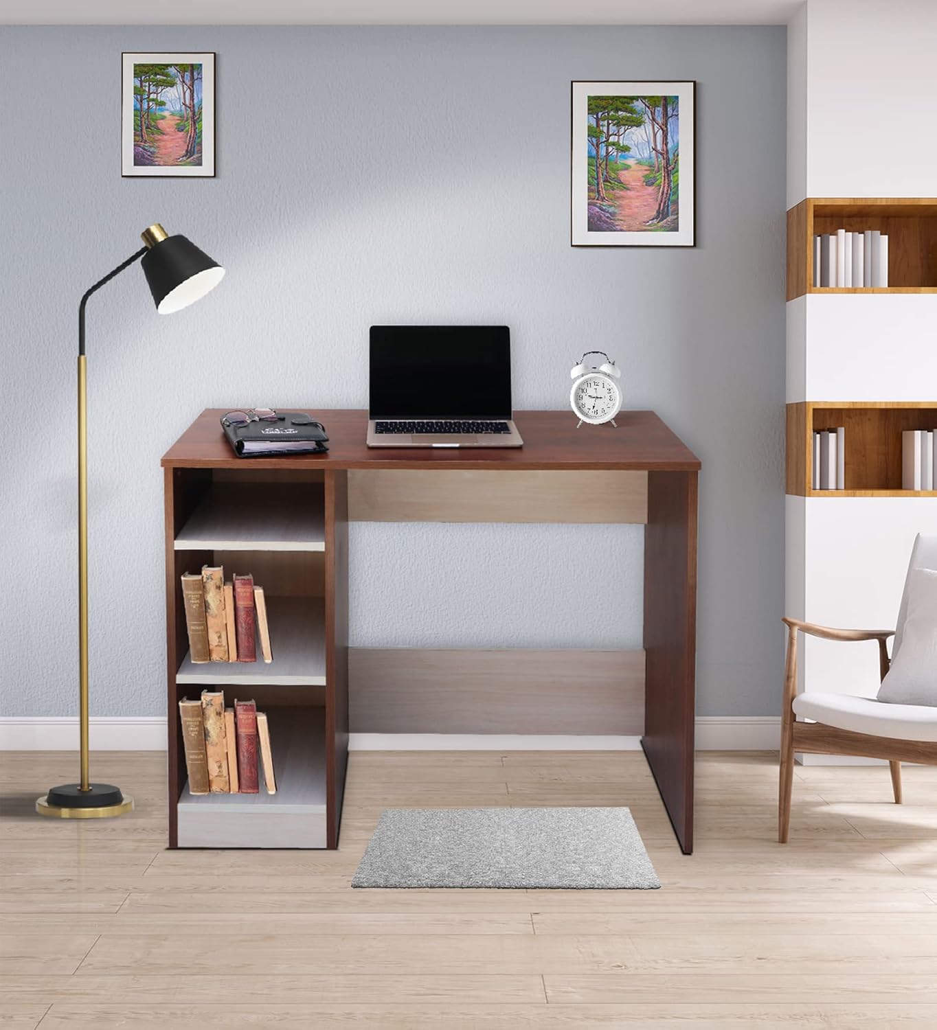 FRESH UP Desksetter Office Table/Desk/Study Table/Laptop, Computer