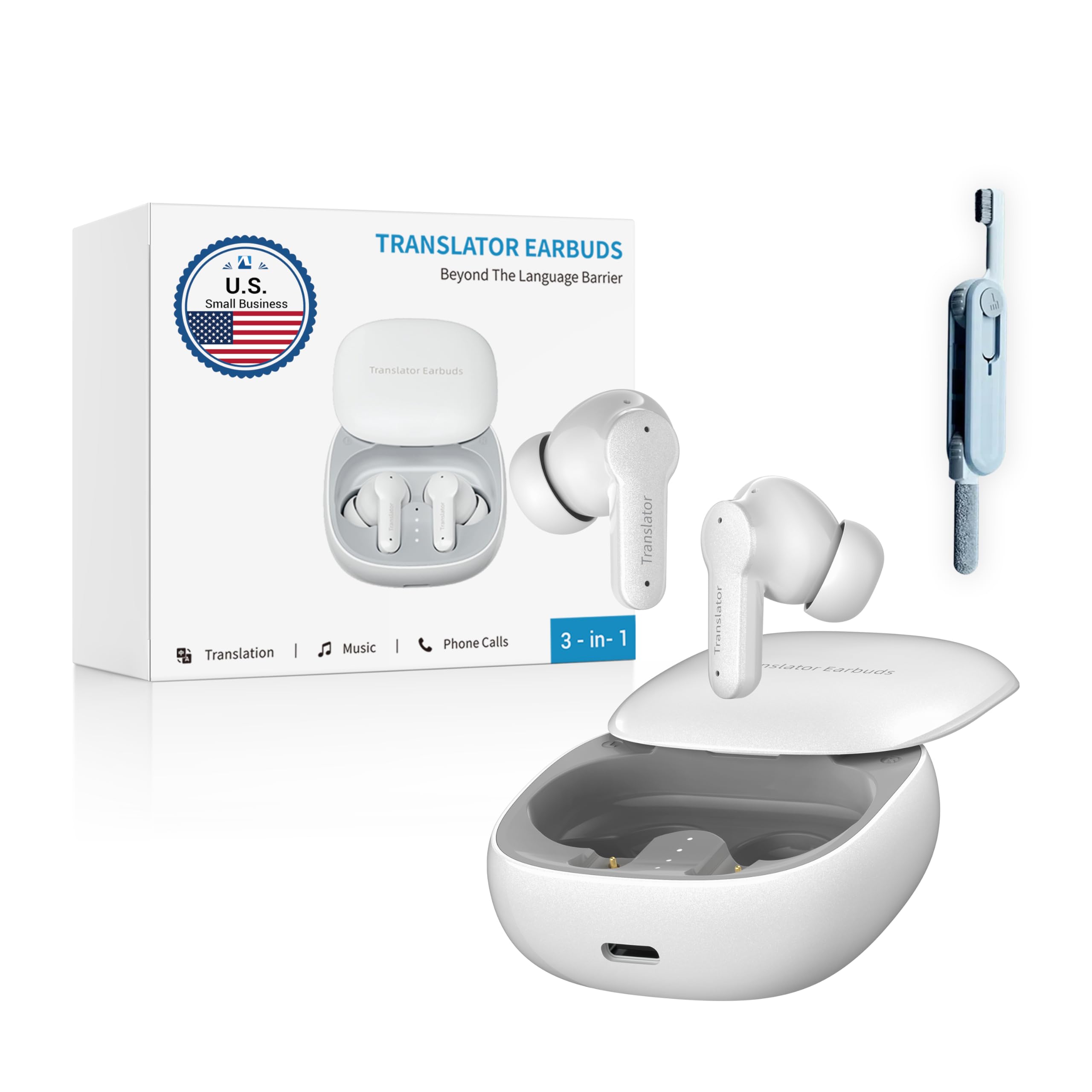 offline translation earbuds 74 languages real time translator