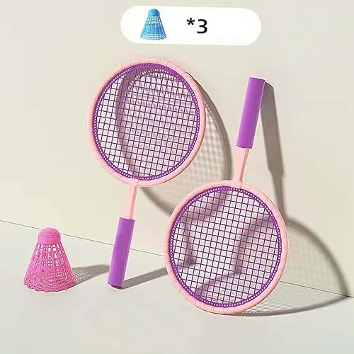 Miniatura 7 de Raquetas de bádminton para niños, raqueta de tenis de agarre cómodo, raqueta de tenis, juguetes deportivos para jugadores, zona de juegos de