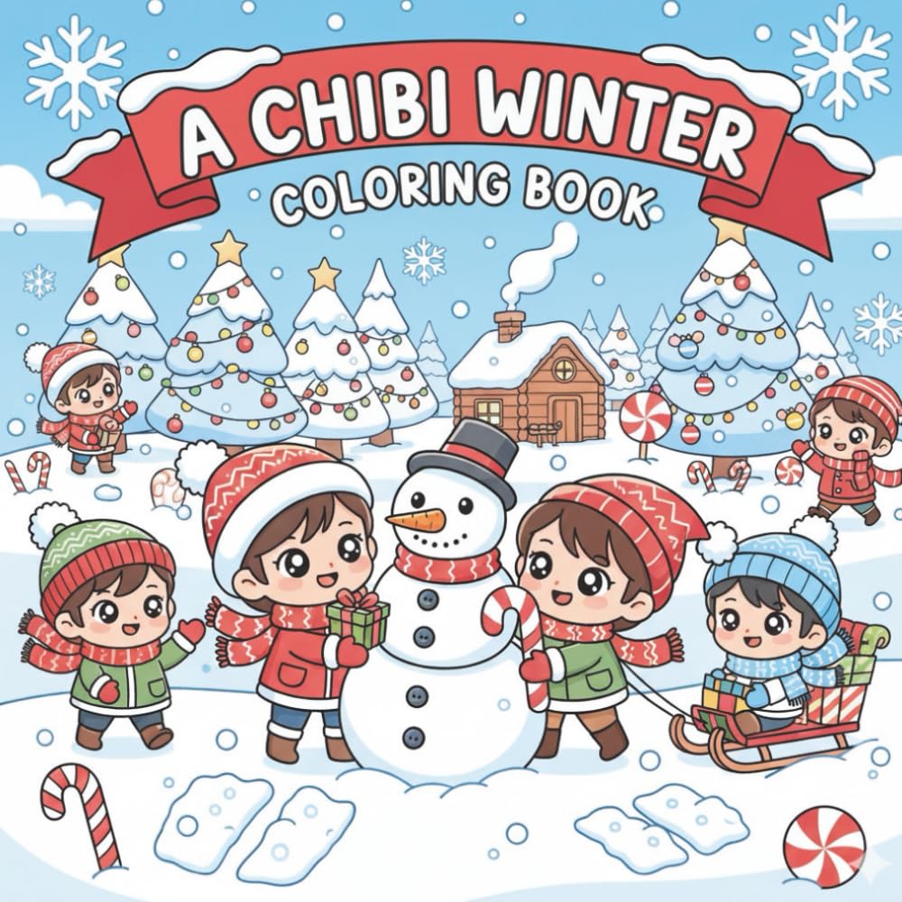 A Chibi Winter: Coloring Book