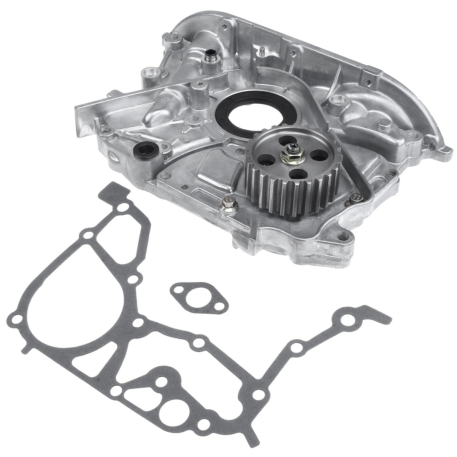 A-Premium M186 Engine Oil Pump Compatible with Toyota Camry 1992-2001, Solara 1999-2001, L4 2.2L, with Gasket, Replace# 15100-74030, 15100-03030