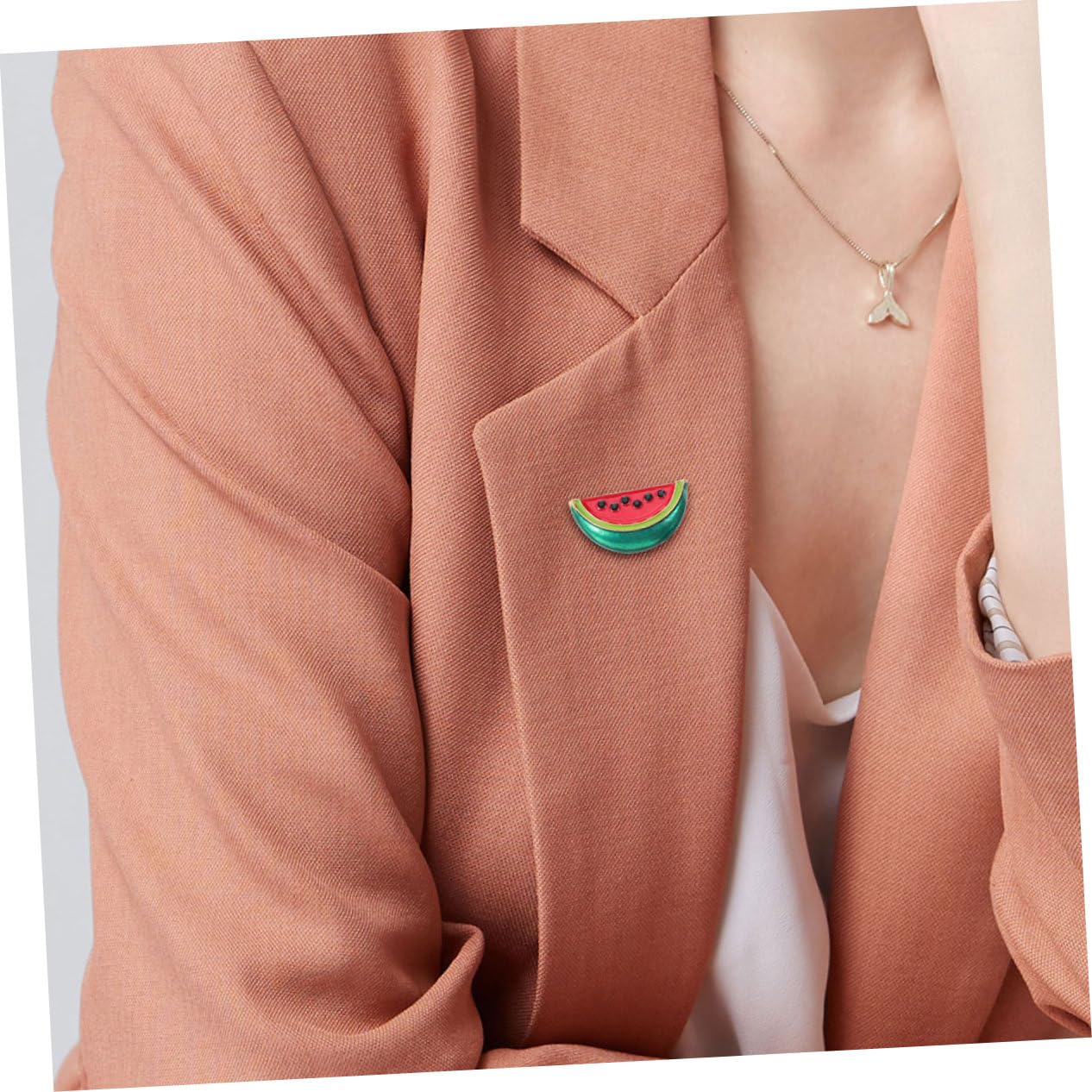 TOPBATHY 32 Stk Wassermelonenbrosche Cartoon-wassermelonen-brosche Sommerfrucht Brosche Anstecknadel Lebensmittelbrosche Lustige Anstecknadel Süße Emaille-pins Schalkragen-clips
