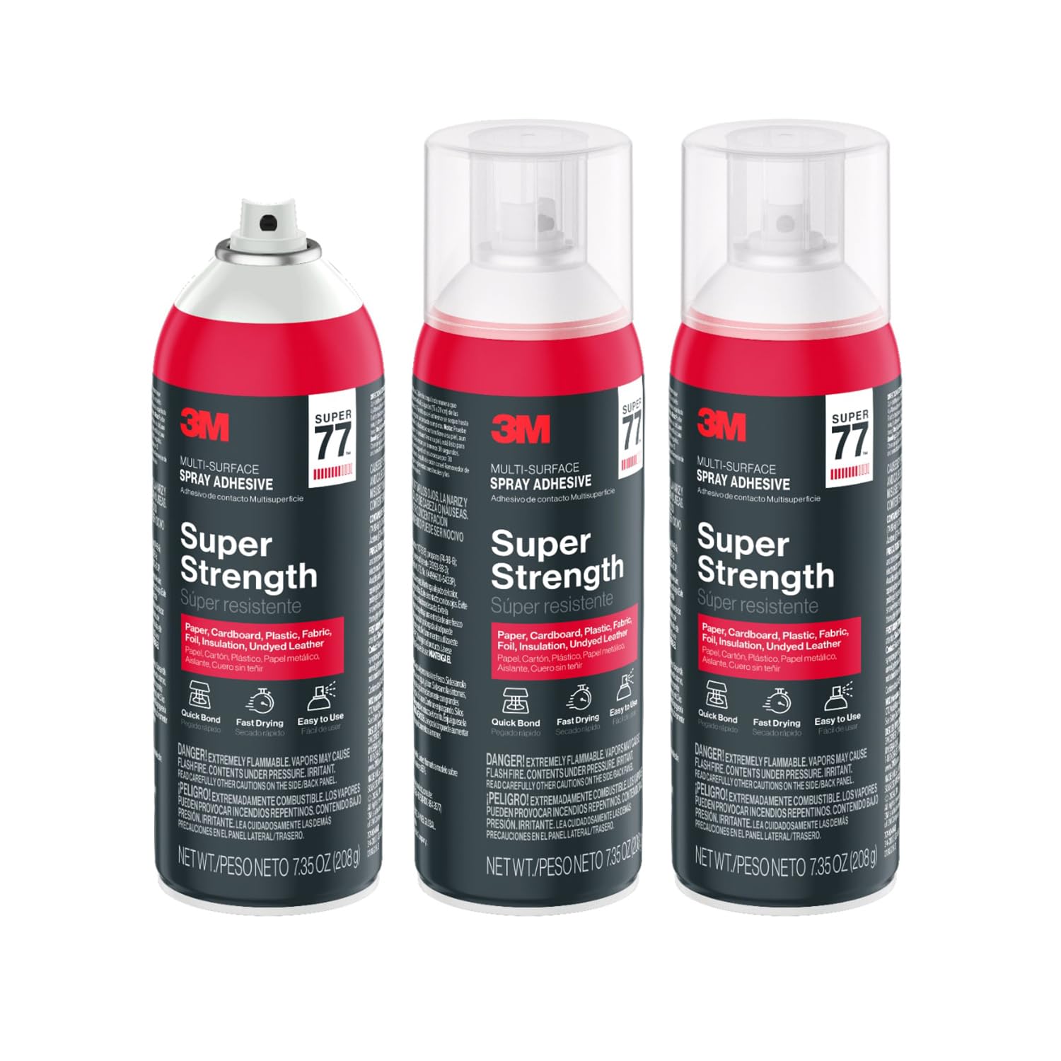 3M Super 77 Spray Adhesive 3-Pack