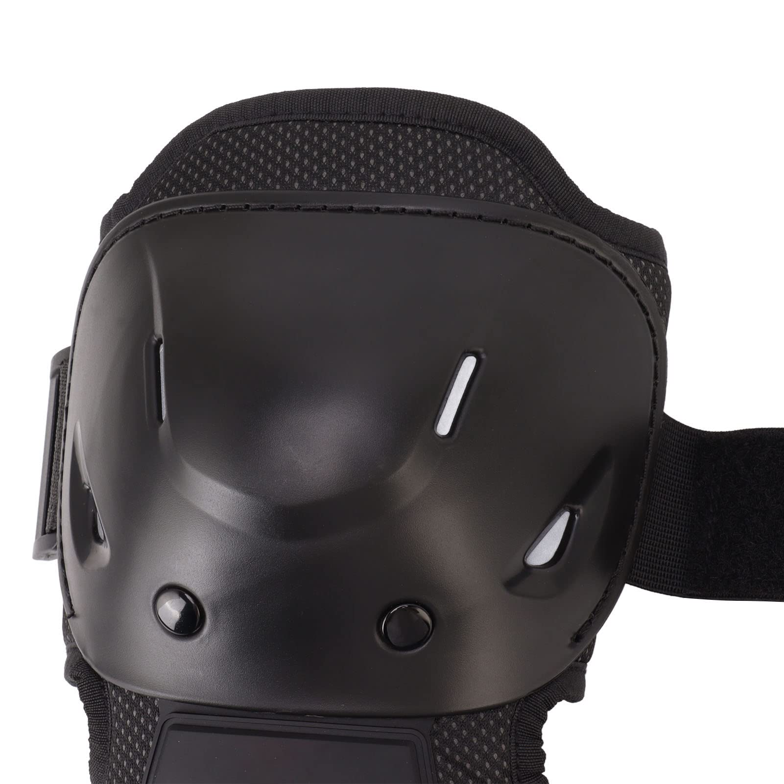 Domary 4 Pezzi Ginocchiere per Gomitiere Regolabili per Adulti Protezioni Bici da Cross Elevata Resistenza agli Urti Ventilazione Corse di Motocross Ciclismo Uomo Donna Ne