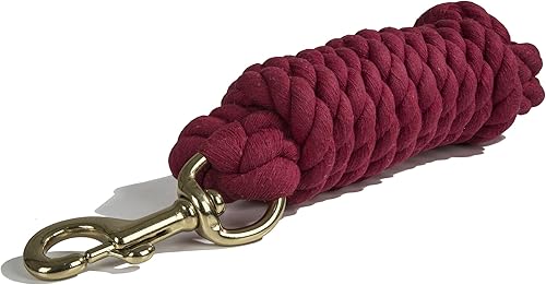 Miniatura 5 de Intrepid International Cuerda de algodón resistente de 10 pies con broche de latón