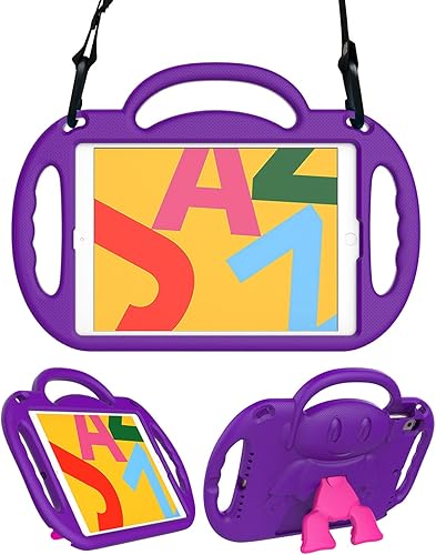 VICVOL Funda para iPad 10.210.5 para niños, iPad de 987 generación, iPad de 10.2 pulgadas 202120202019, funda para iPad Air de 3 generaciónPro 10.5,