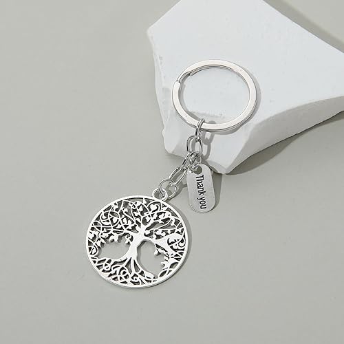 Miniatura 5 de PHAETON 20 llaveros de agradecimiento del árbol de la vida, regalos de graduación y agradecimiento del equipo