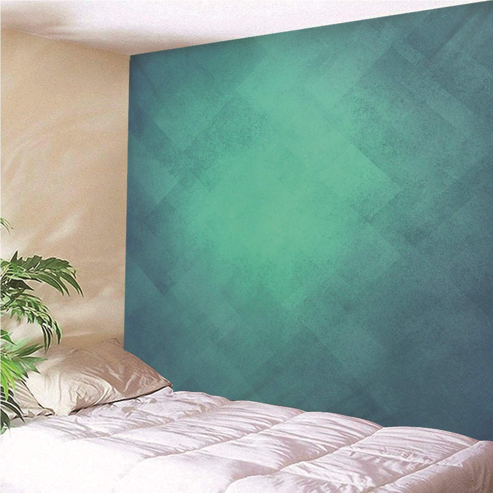 Epinki 350 x 256 cm, naturalny zielony dywan ścienny, makatura, gobelin, chusta na ścianę, psychodeliczna chusta dekoracyjna, ręcznik plażowy do sypialni
