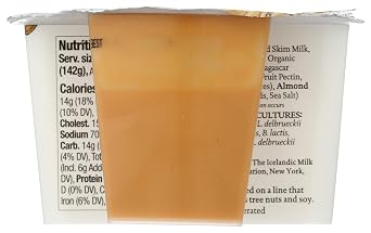 Siggis Vanilla Skyr Icelandic Low Fat Yogurt With Almond Butter, 5 Oz