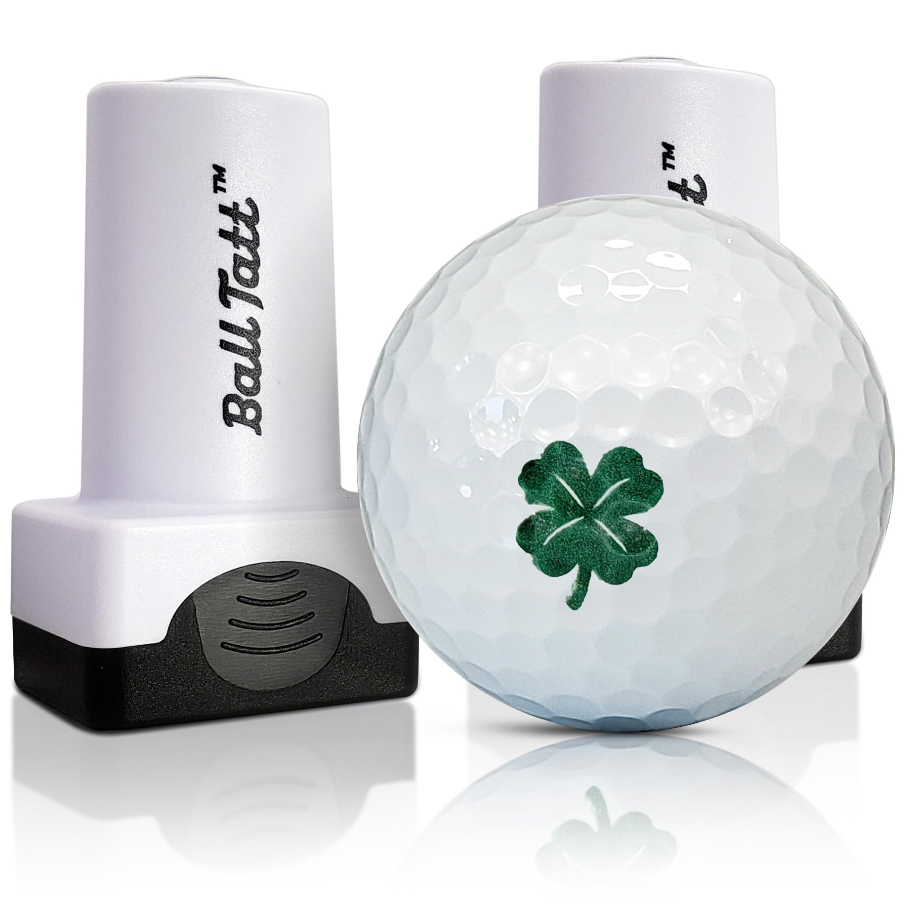 Ball Tatt - Golf Ball Stamp - Self-Inking Marker - Quick-Dry Permanent Marking Tool, No Leaks or Refills, Reusable & Waterproof Golfing Stamper -