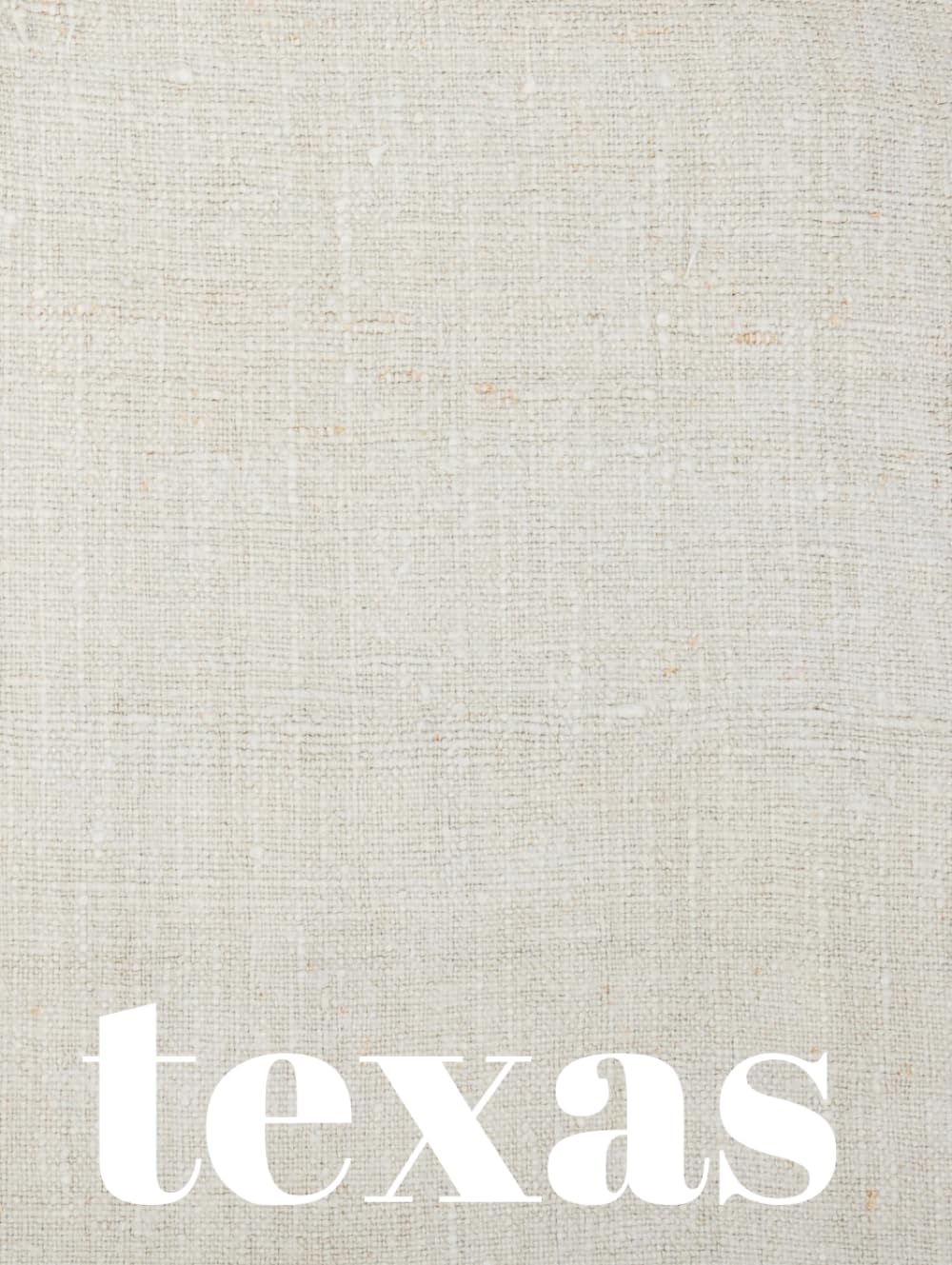 Livre d'or de vacances Texas en lin crème pour recueillir les mots doux
