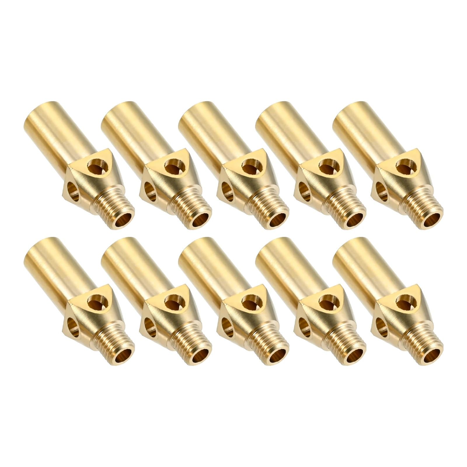 Puntas de chorro Gas Natural latón, boquilla propano para quemador hierro fundido 10,20,32 puntas, para estufas, barbacoa, utensilios cocina para acampar, Uds