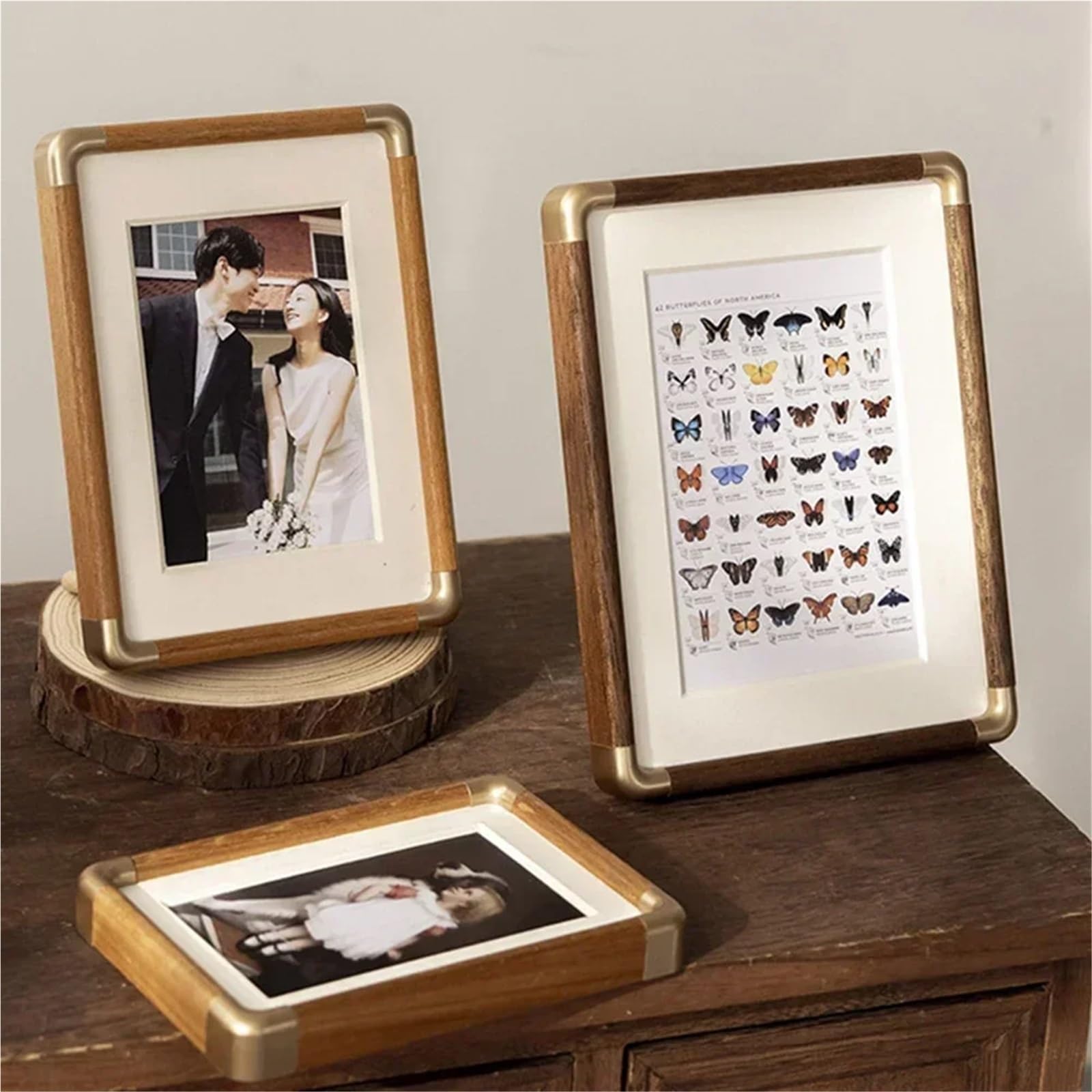 Amazon.com - TYLPFH Solid Wood Photo Frame 5/6/7/8 Inch Vintage