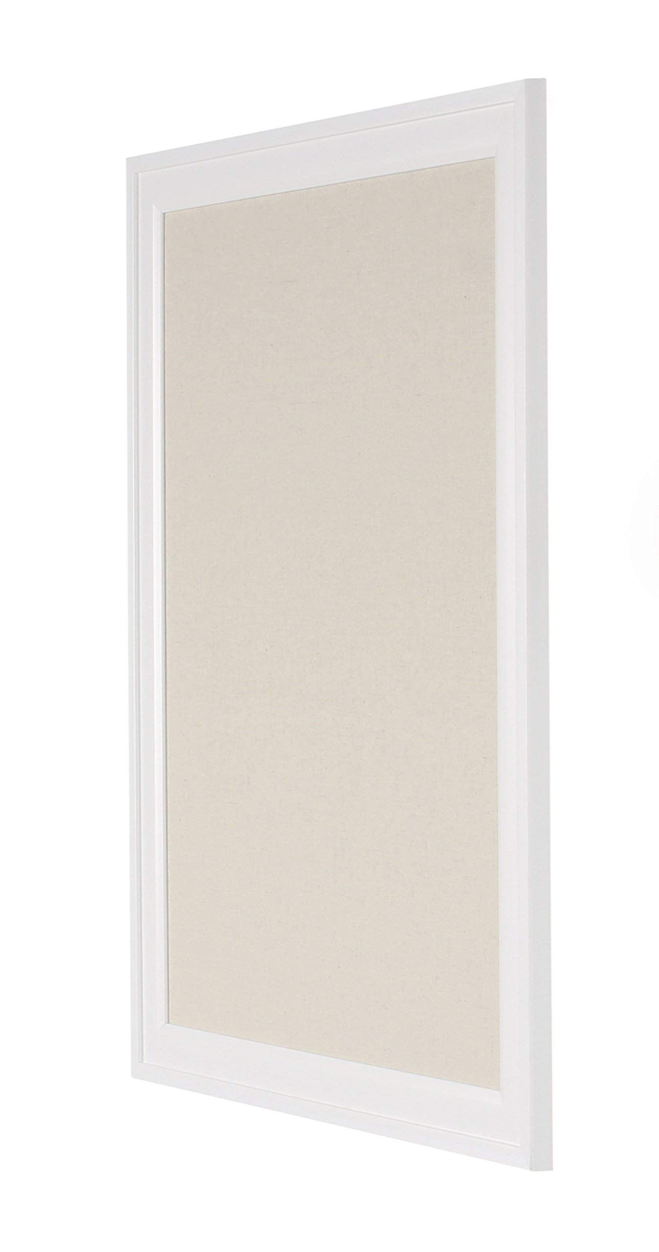Tablero De Corcho Blanco Con Superficie De Lino 60 X 45 Cm Tablón