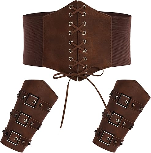 Grace Karin - Corsé elástico con cordones, cinturón con lazos para cintura