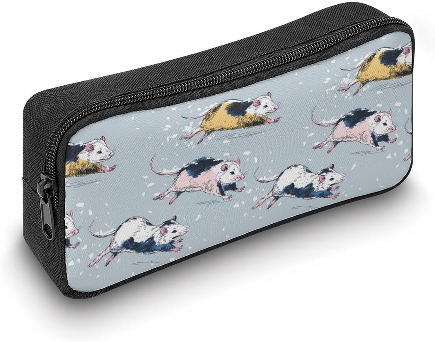 Funny Opossums Running Funny Travel Makeup Bag Organizer image 4