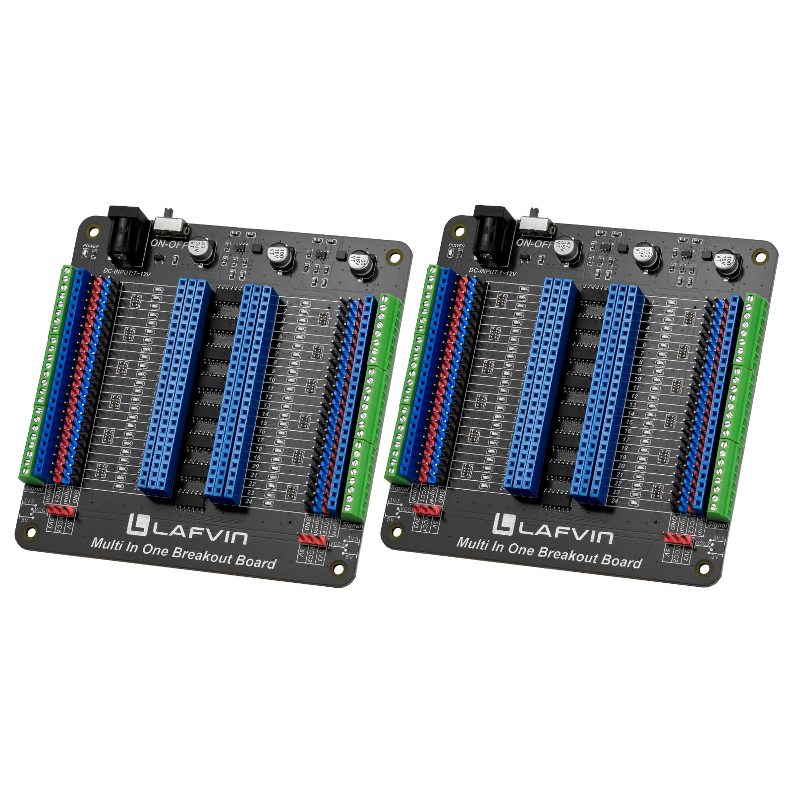 LAFVIN Placa multien-uno para Arduino Nano, ESP32, ESP8266 y Raspberry Pi Pico