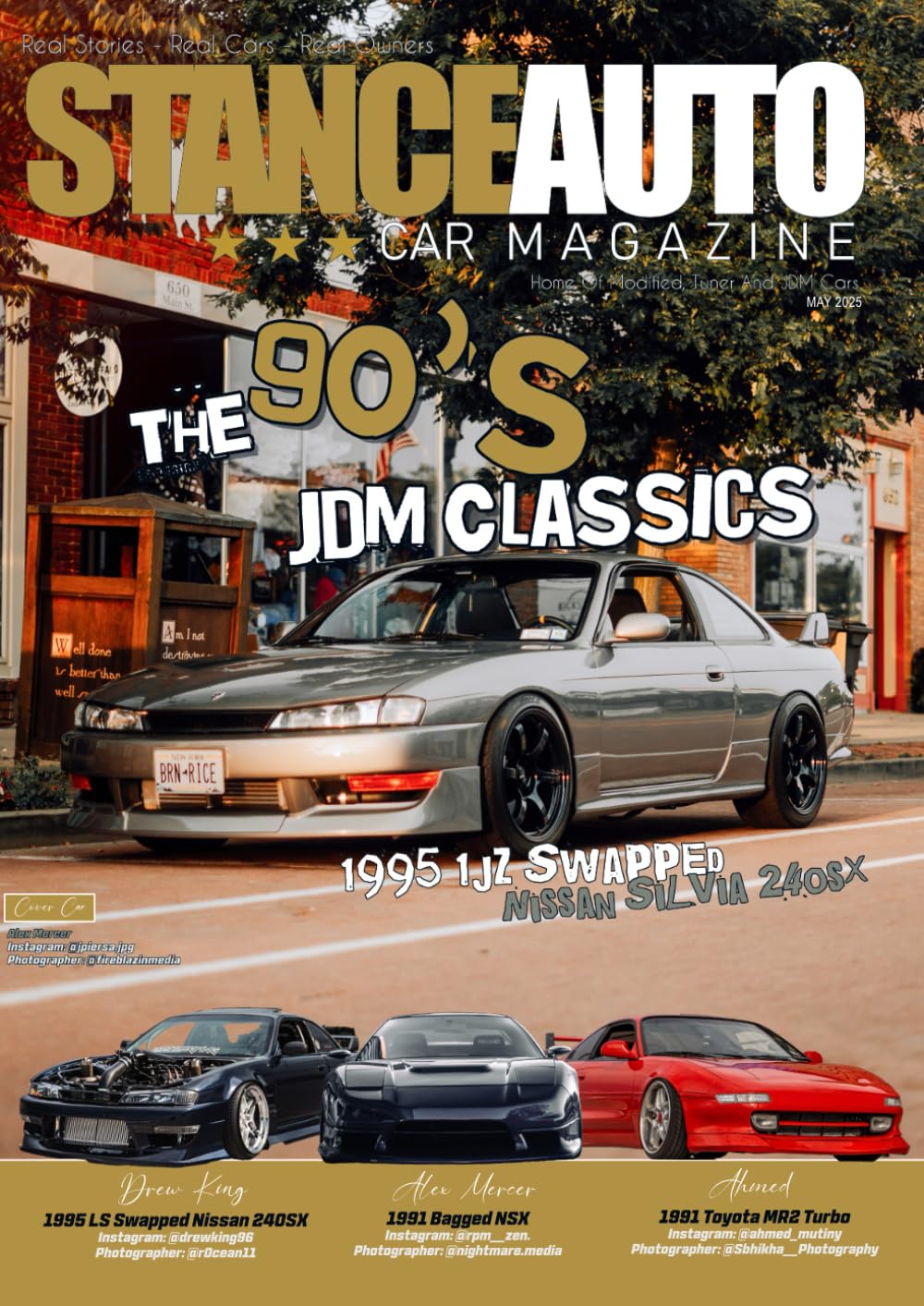 Stance Auto Magazine The 90's JDM Classics - May 2025: A look Back At The 90's JDM Cars (Stance Auto 2025 Magazines)