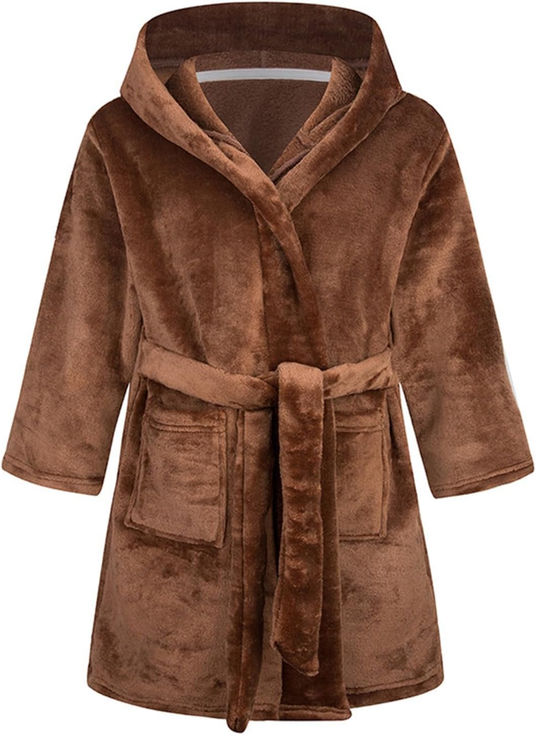 Girls Fleece Hooded 𝗥obes, Warm Solid Plain Bath 𝗥obe for Kids Unisex Soft Fuzzy 𝐁ath𝗿obe Flannel Girls Owl