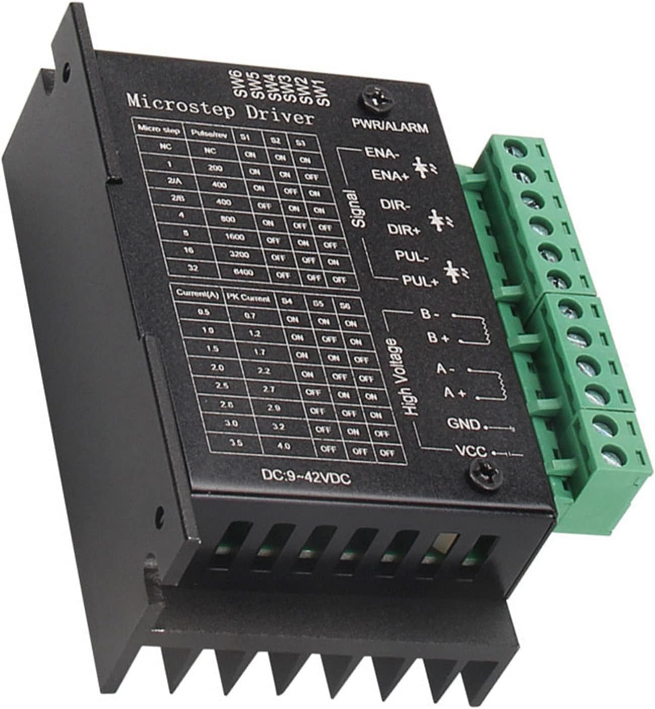 32 Subdivision 4.0 A Quiet, Trouble- Stepper Motor Driver for Automation, Reliable Microstepper Driver for Technical Projects