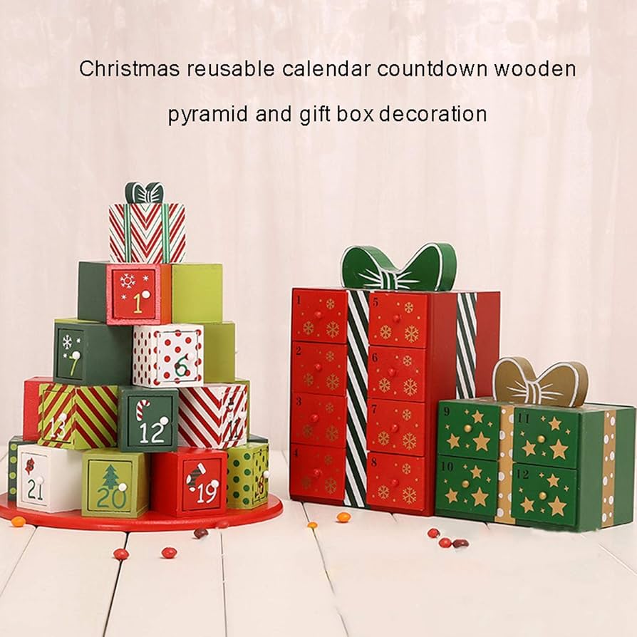 ❤️未使用品❤️木製　アドベントカレンダー　ボックス 楽天市場】「ギフトボックス 木製アドベントカレンダー