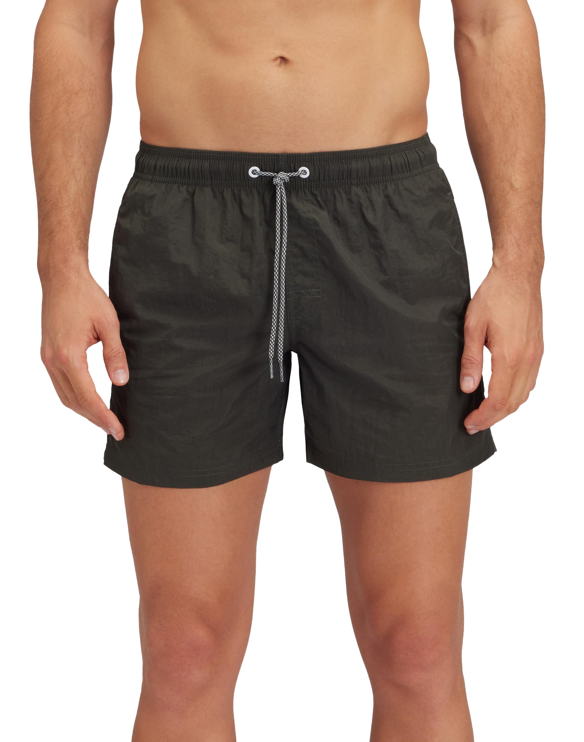 SUNDEK Short de bain taille élastique pour homme Longueur 35,6 cm Entrejambe 12,7 cm