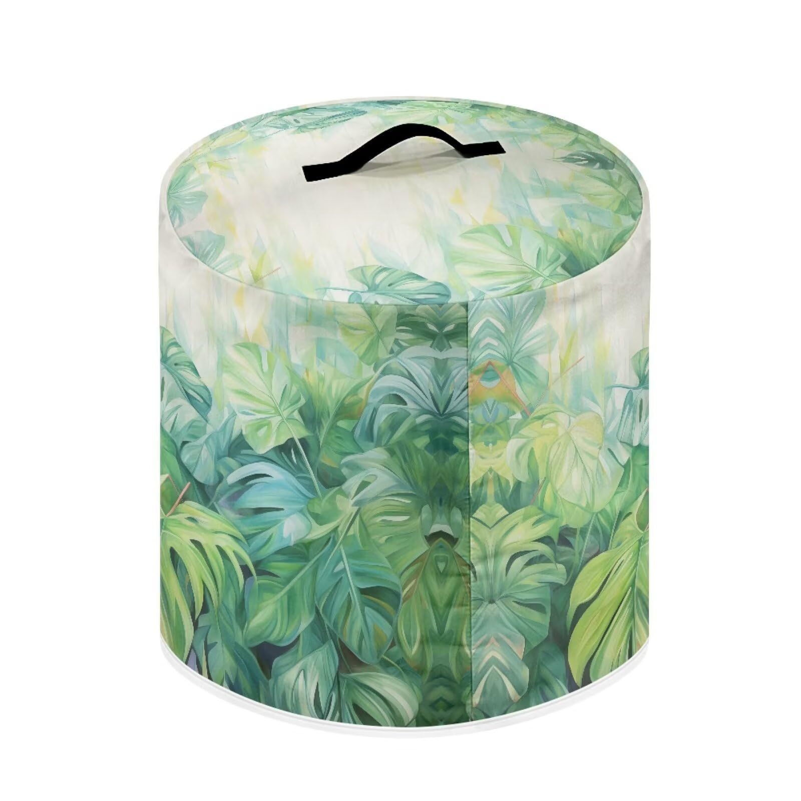 Flashideas Palm Leaves Pressure Cooker Cover for Women Insulated Rice Cooker Cover with Easy to Clean Lining Waterproof Dust Cover with Pockets for Instant Pot 6 Quart Appliance Cover