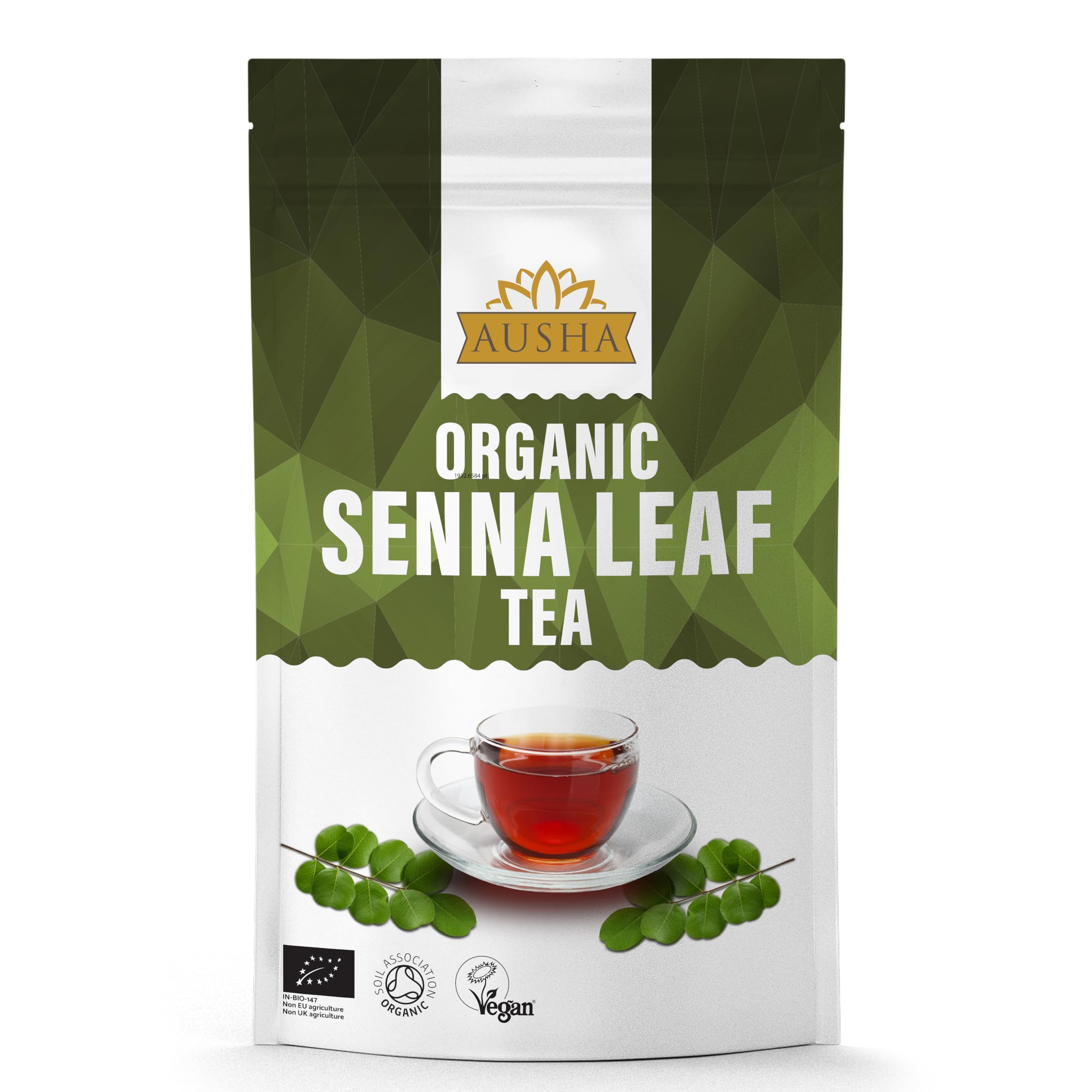 Organic Senna Tea Leaves 100g - Constipation Relief - UK Certified Organic by Soil Association - Laxative - Digestion,Cleanse, Caffeine Free, Detox
