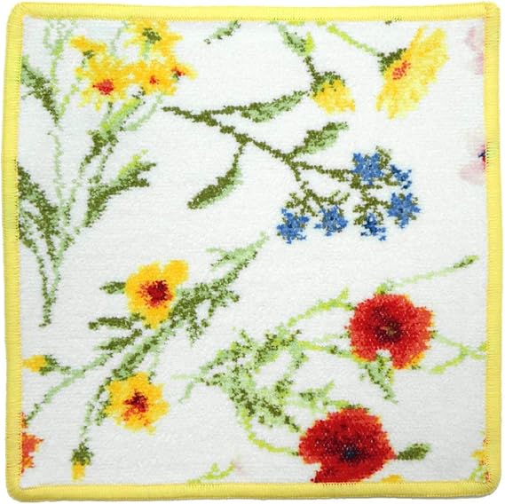Amazon フェイラー Feiler ハンカチ Flower Meadow フラワーメドゥ イエロー ハンドタオル 25cm 並行輸入品 ハンカチ バンダナ 通販