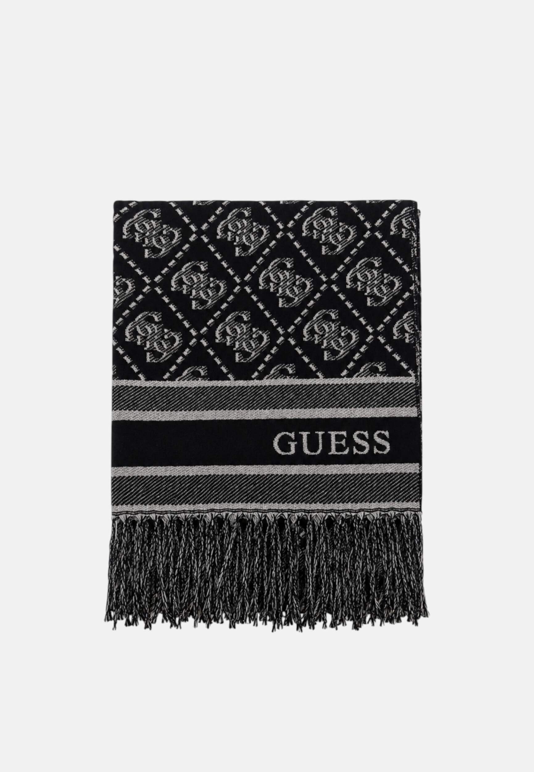 GUESS Écharpe jacquard pour femme 65 x 190 cm