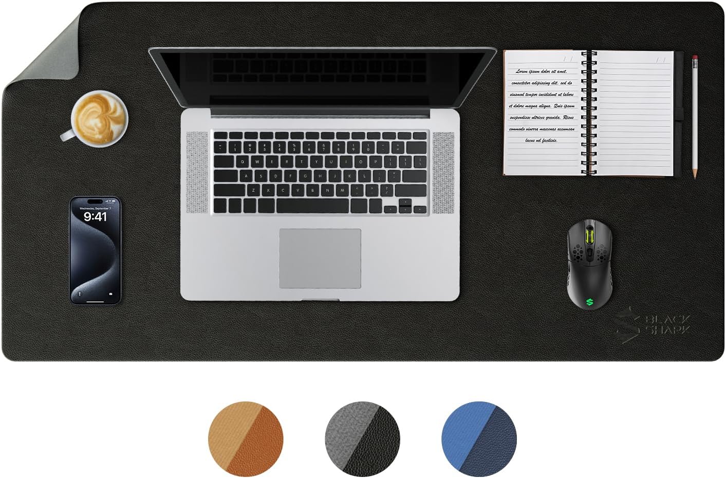 Black Shark Manta P9 tappetino in pelle antiscivolo