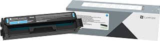 Lexmark, LEXC3210C0, Cyan Return Program Print Cartridge, 1 Each, smaill