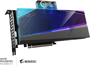 GIGABYTE AORUS Radeon RX 6900 XT Xtreme WATERFORCE WB 16G Graphics Card WaterFORCE Water Block Cooling System 16GB 256bit GDDR6 GV-R69XTAORUSX WB-16GD Video Card