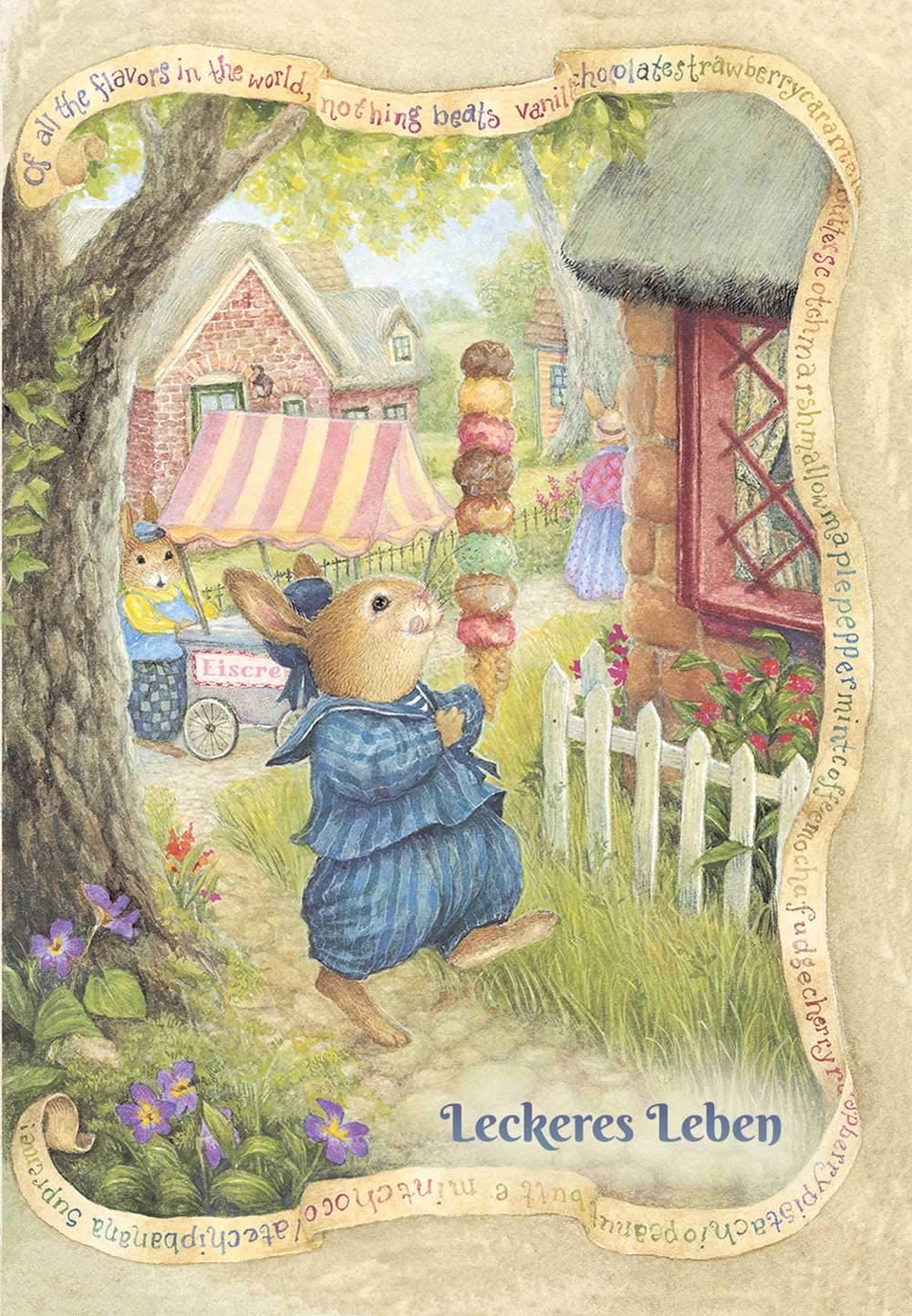 Easter Card Set Frohe Ostern!: 5 Greeting Cards for Easter with Envelopes Easter Card Set, Easter Cards with Rabbits, Holly Pond Hill - Image 2