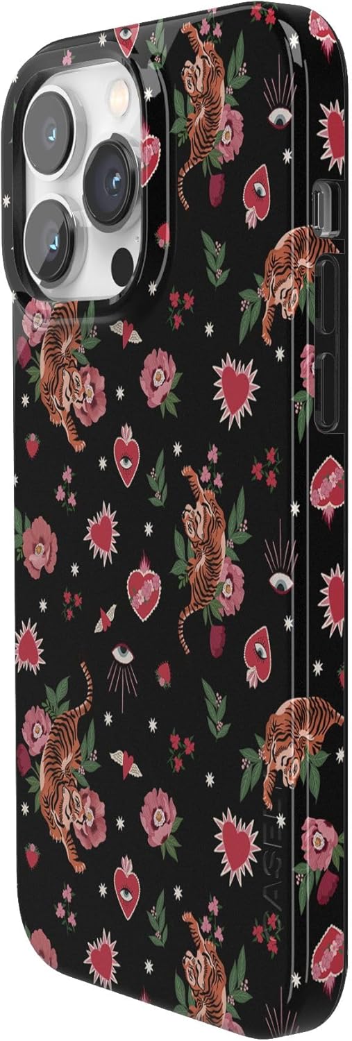 Casely iPhone 14 Pro Case | Wild at Heart | Tiger | Compatible with MagSafe | Classic Ultra Thin Design