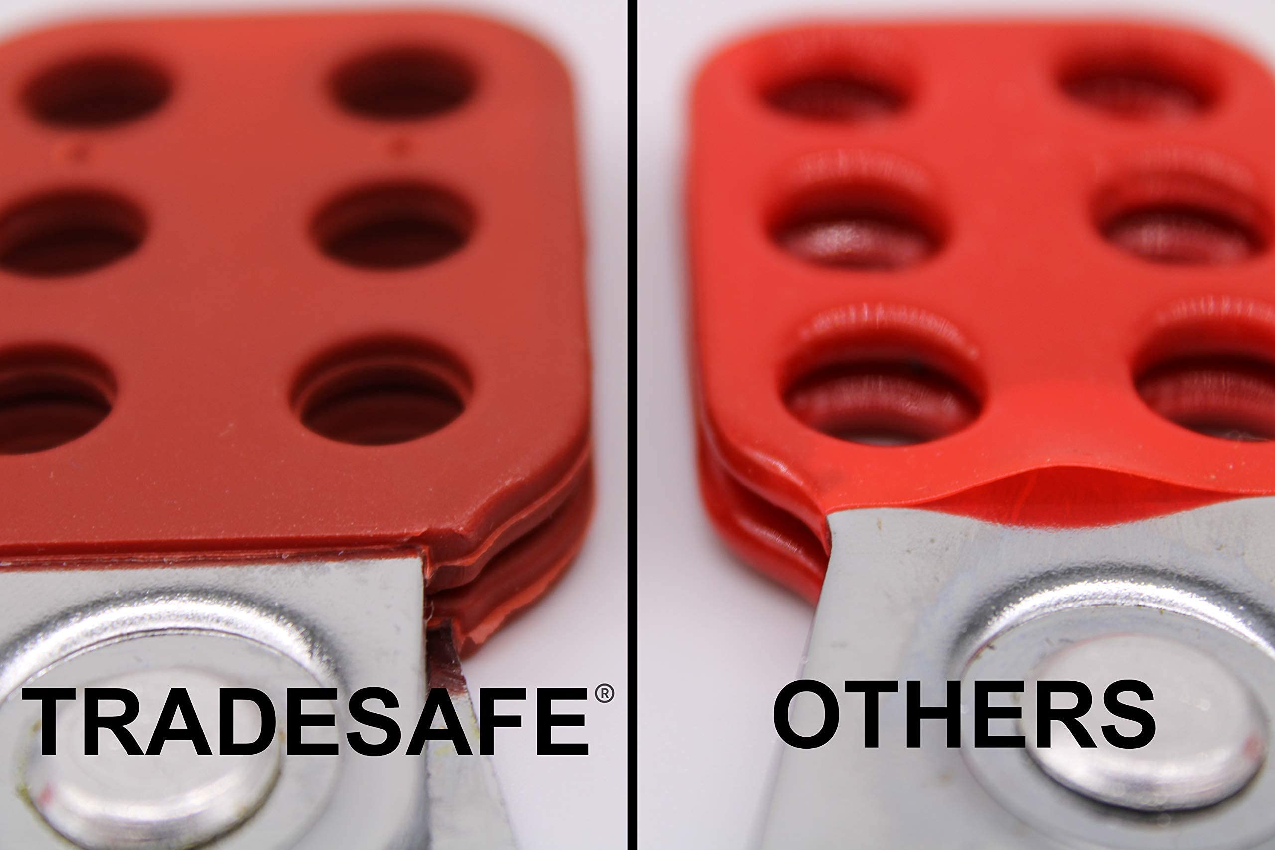 Buy TRADESAFE Lock Out Tag Out Lock Hasp with Lockout Tagout Tags. 6
