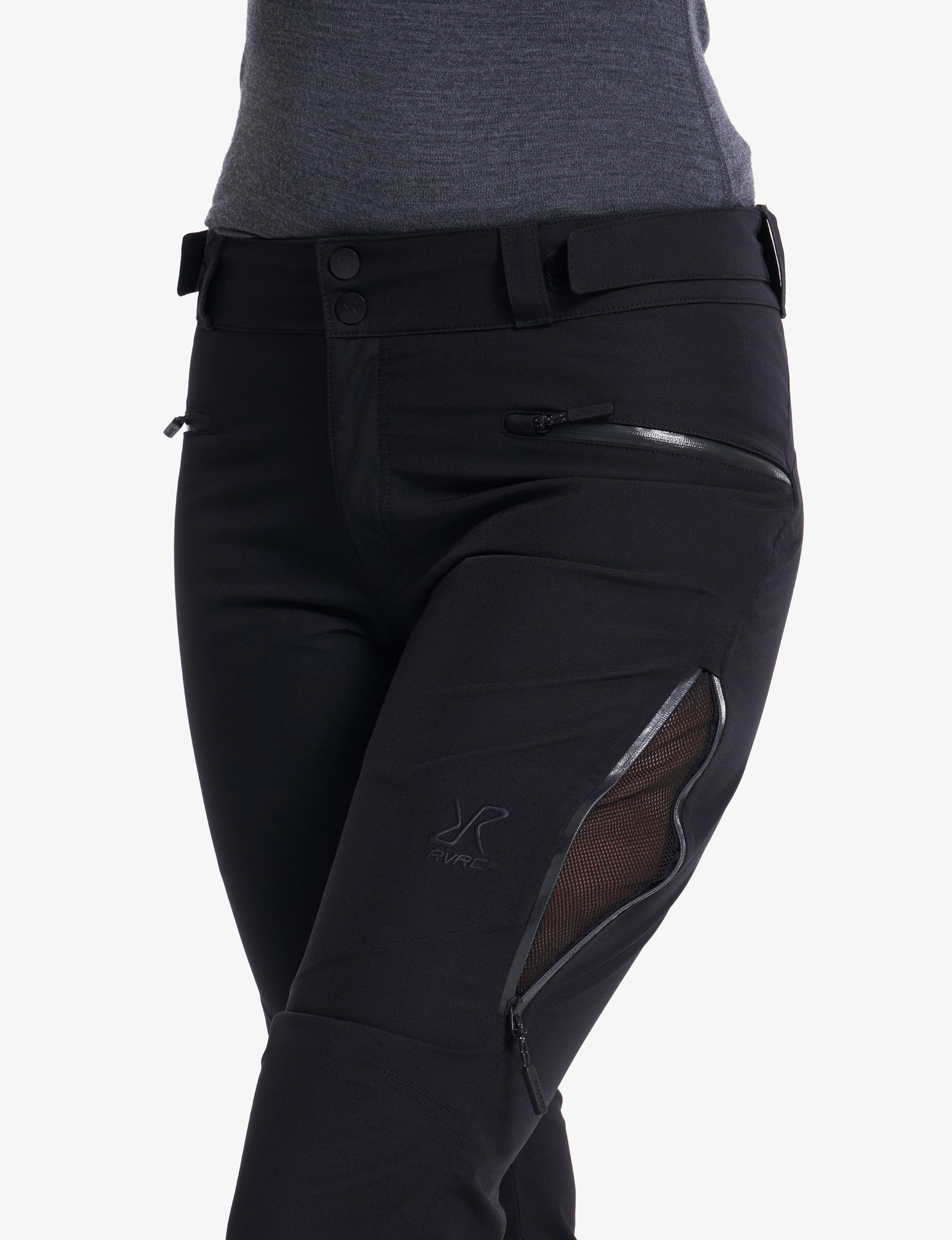 RevolutionRace Silence Proshell Pants, Pantalon pour Femme, Pantalon Ventilée et Imperméable pour la randonnée et Autres activités de Plein air